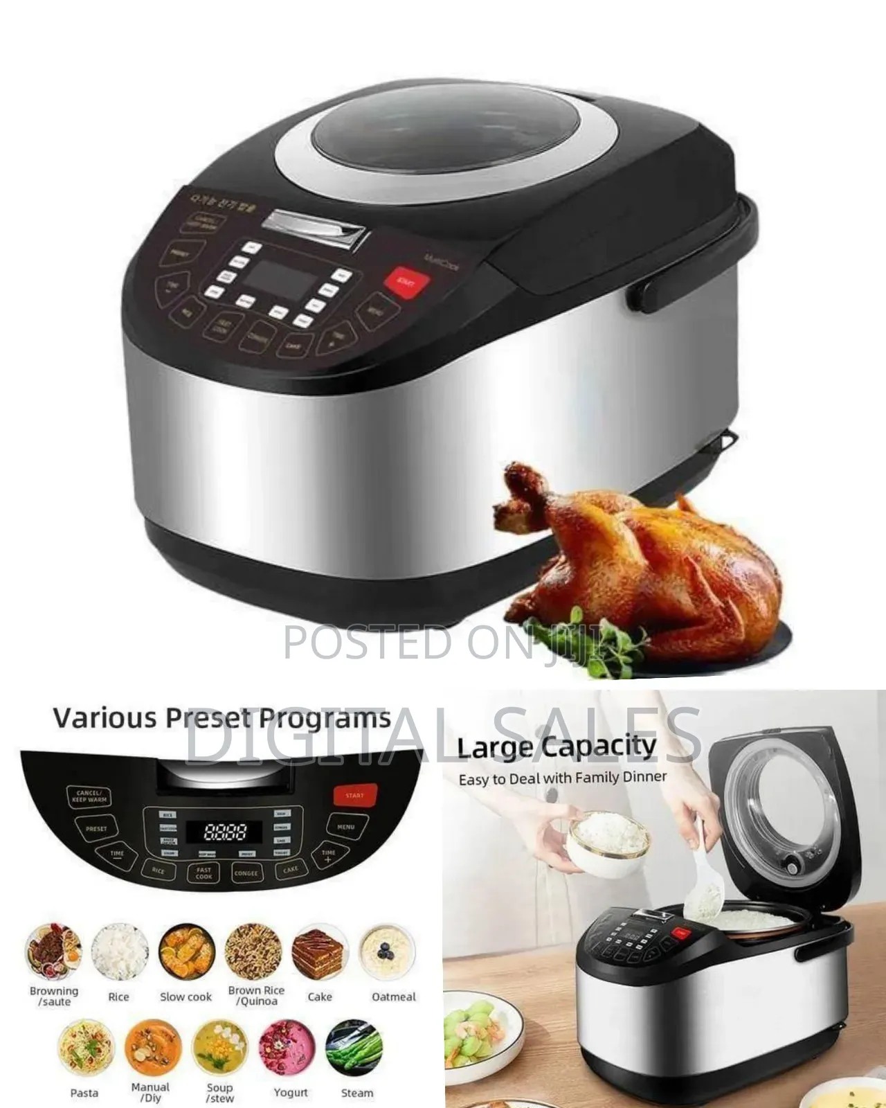 Digiwave Professional Multi-Function Electric Pressure Cooker