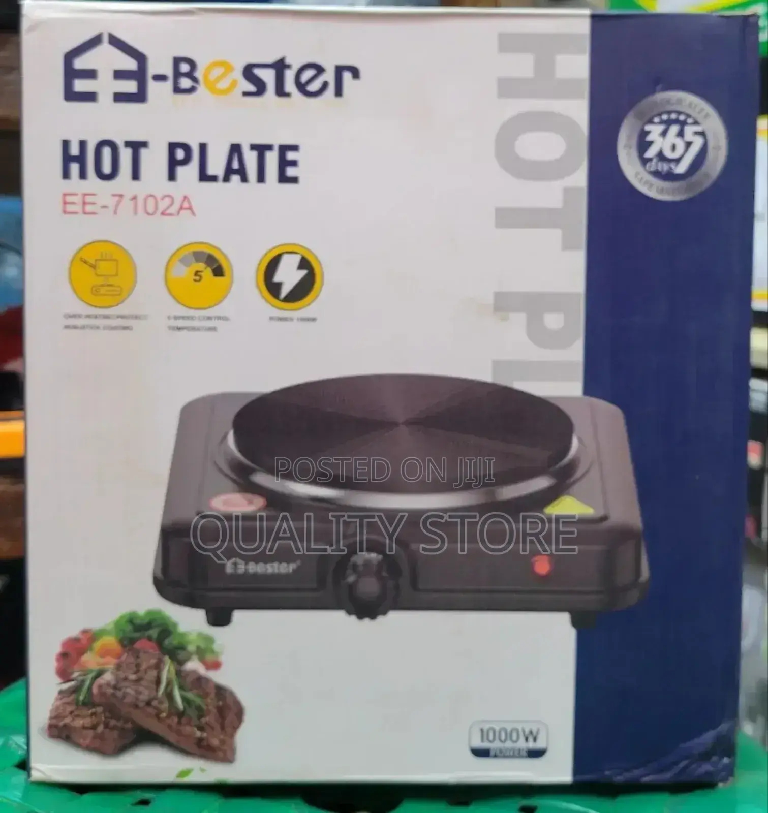 E-Bester Electric Hot Plate Single Ee-7102a 1000w