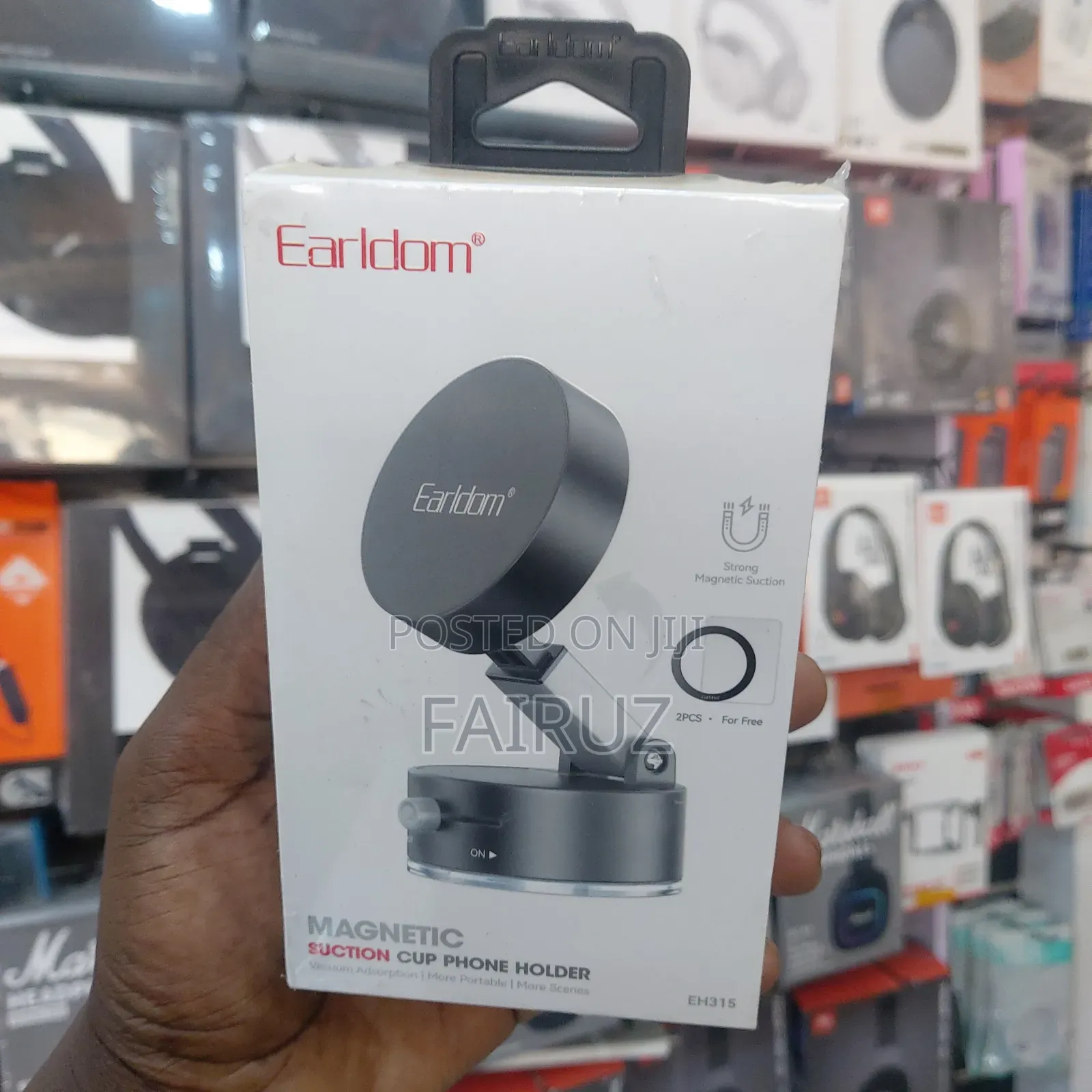 Earldom Magnetic Suction Cup Phone Holder