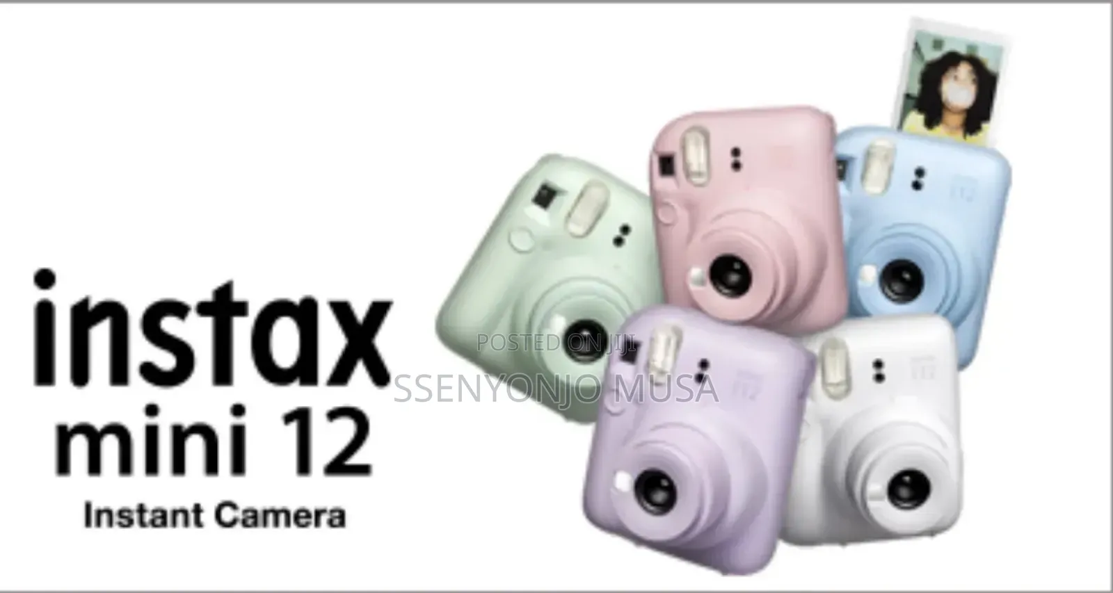 Fujifilm Instax Mini 12 Instant Camera – Automatic Instant Photo