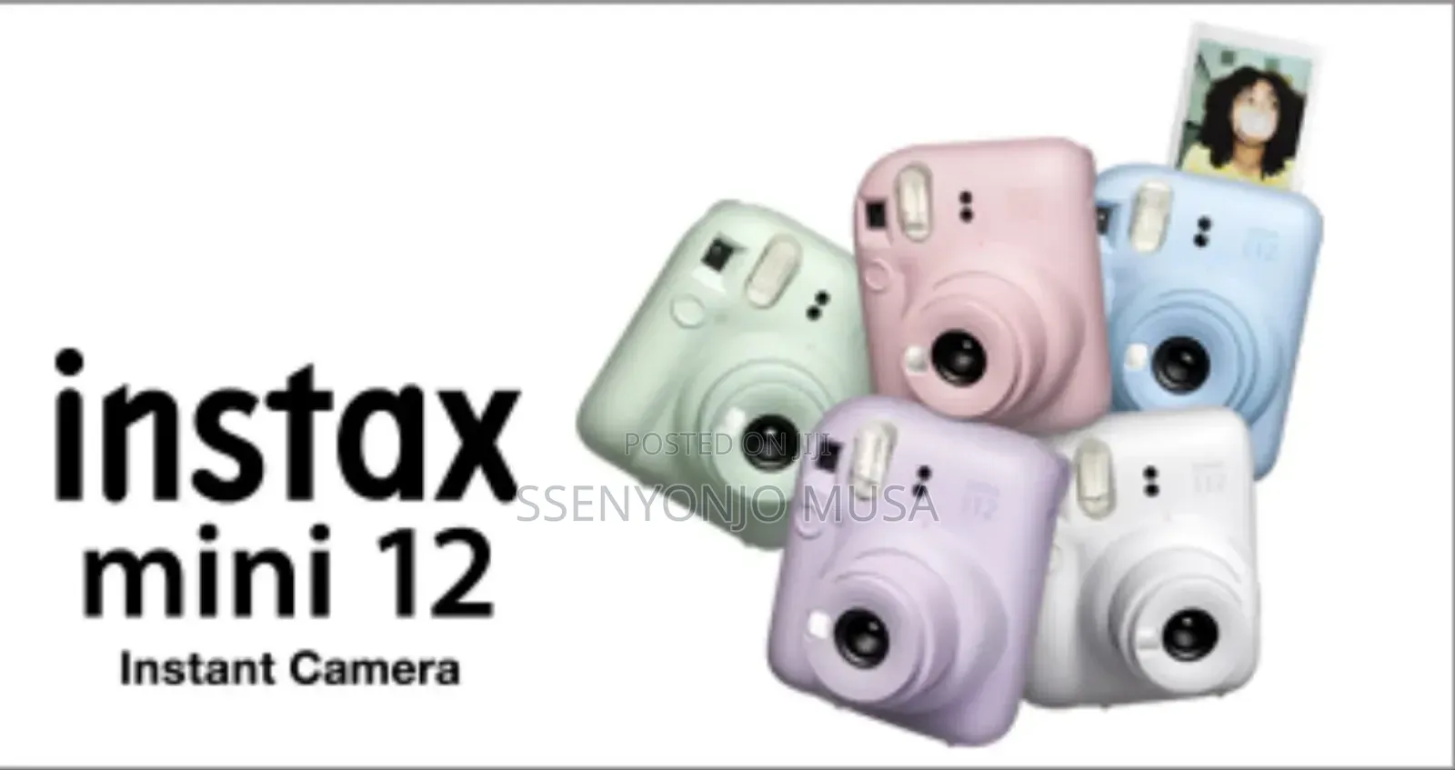 Fujifilm Instax Mini 12 Instant Camera – Automatic Instant Photo