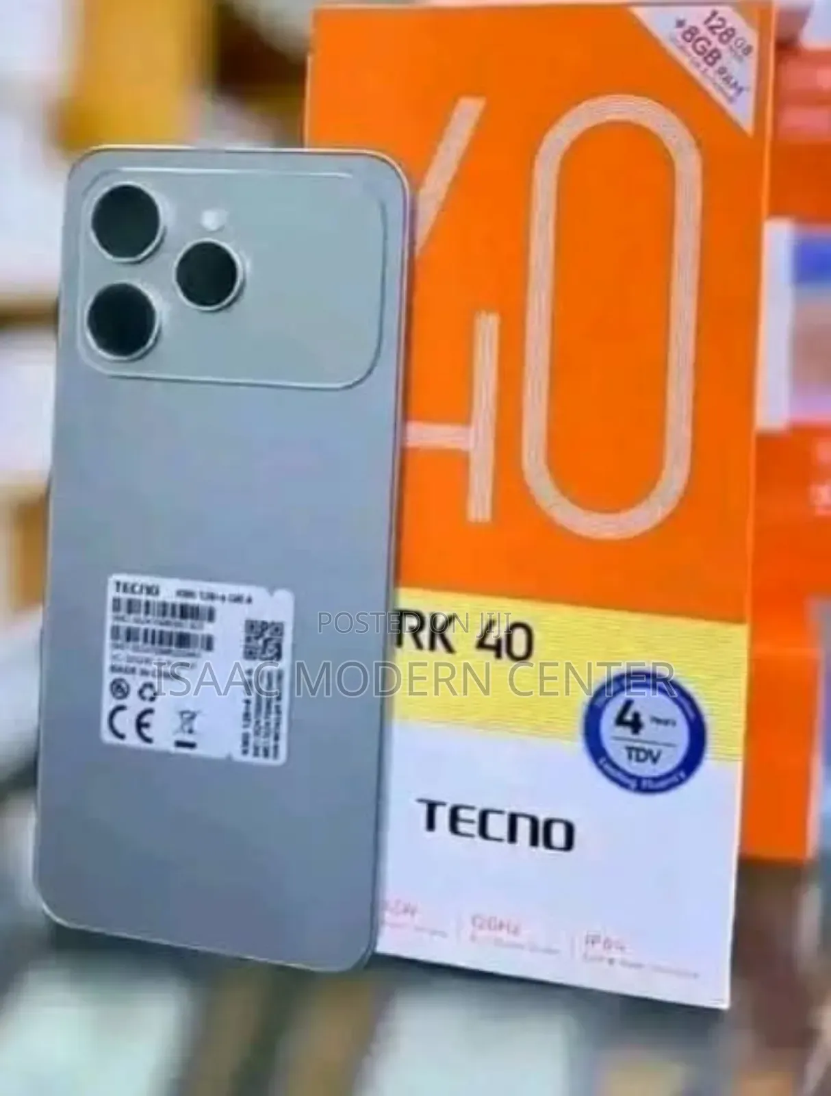 New Tecno Spark 40 128 GB Gray