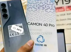 New Tecno Camon 40 256 GB Black