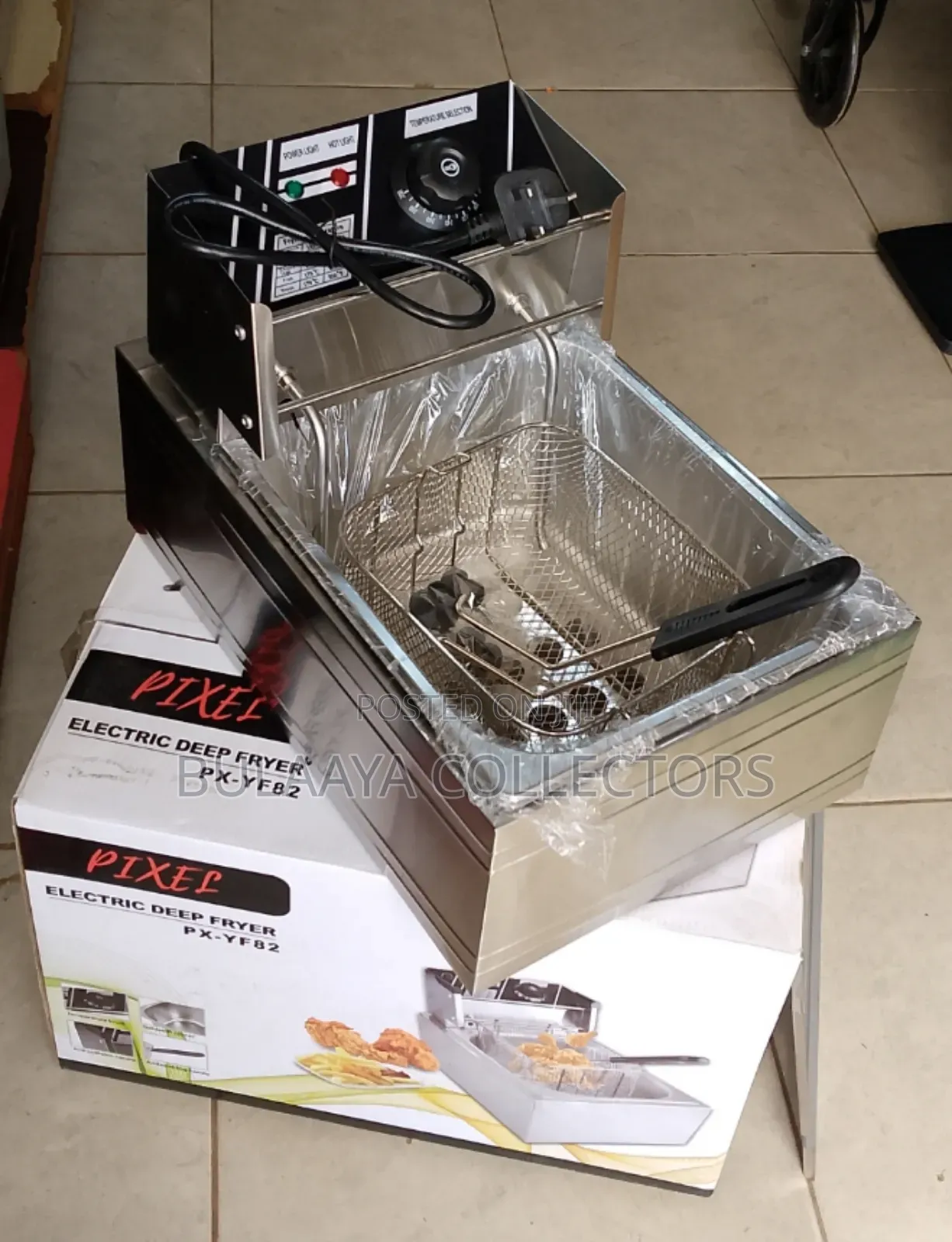 Pixel 6l Electric Stainless Steel Deep Fryer.