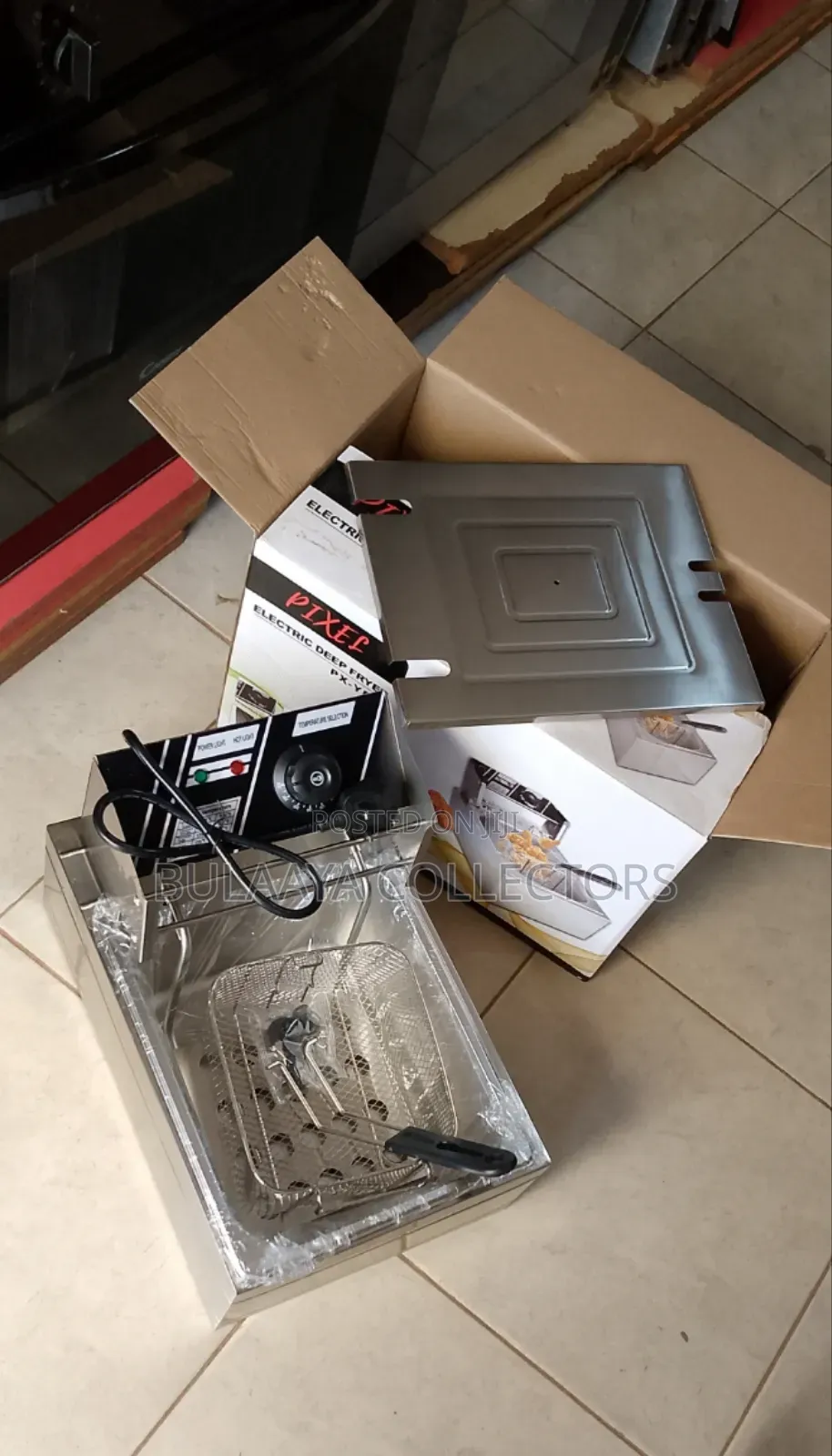 Pixel 6l Electric Stainless Steel Deep Fryer.