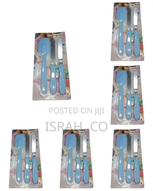 3-in-1 Multi-Function Cake Icing Spatula Knife Set, 3-Pieces-
