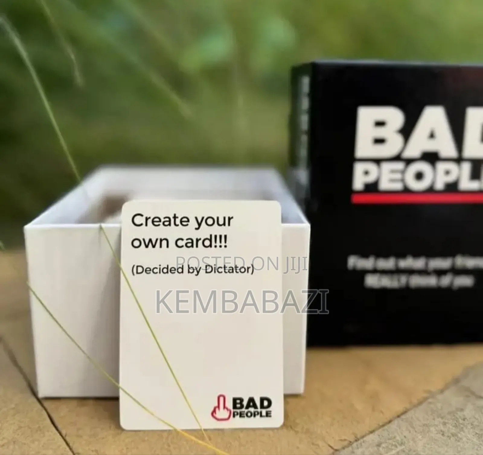 Bad People Adult Party Card