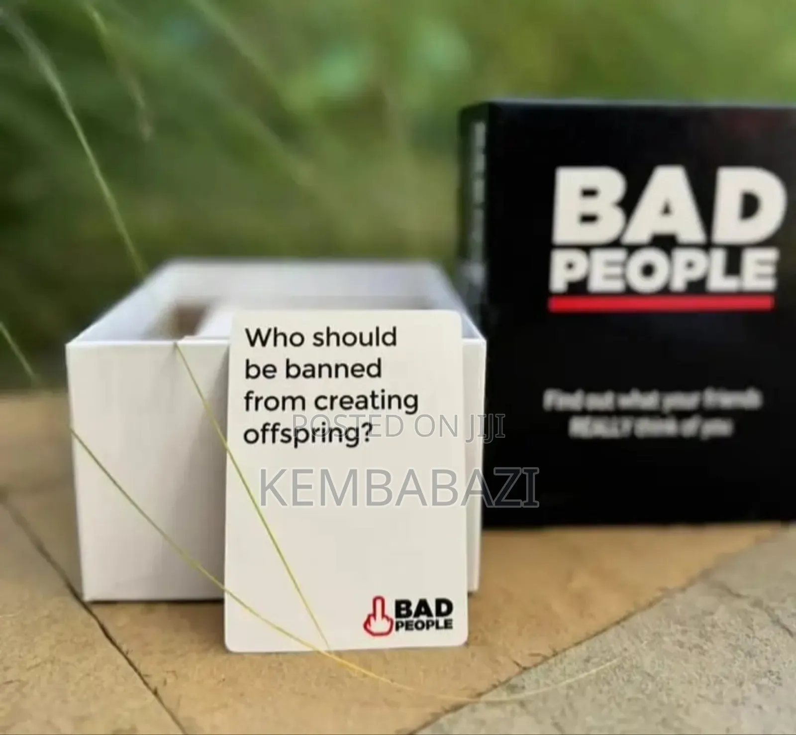 Bad People Adult Party Card