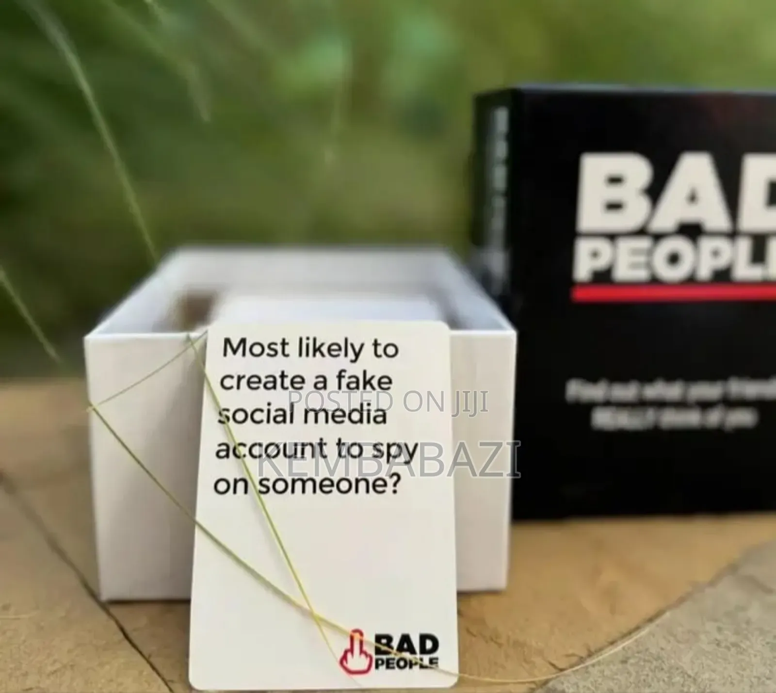 Bad People Adult Party Card