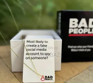 Bad People Adult Party Card