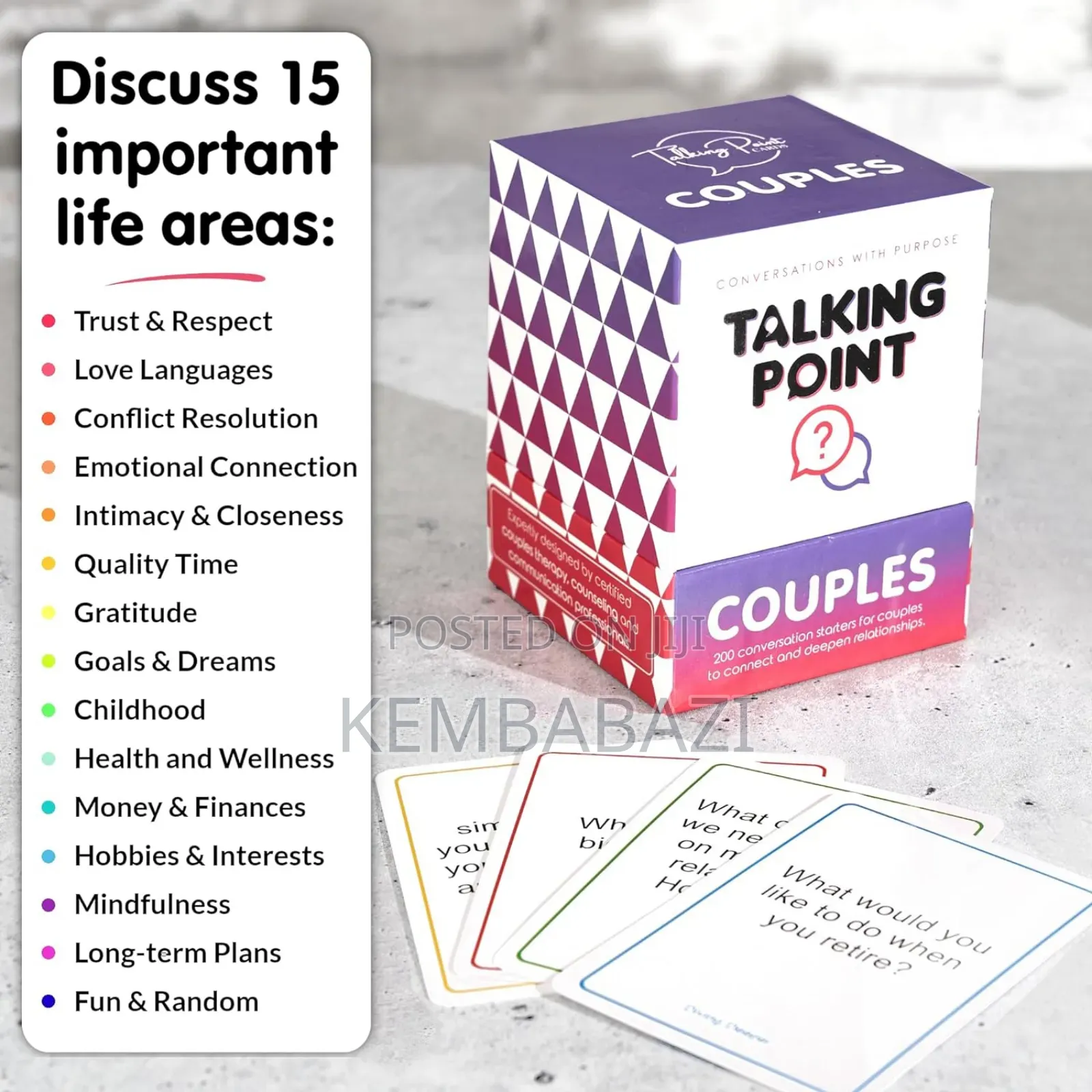 Talking Point" Conversation Cards