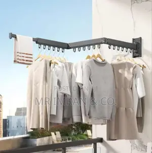 Angel Sar Foldable Mount Clothes Drying Rack