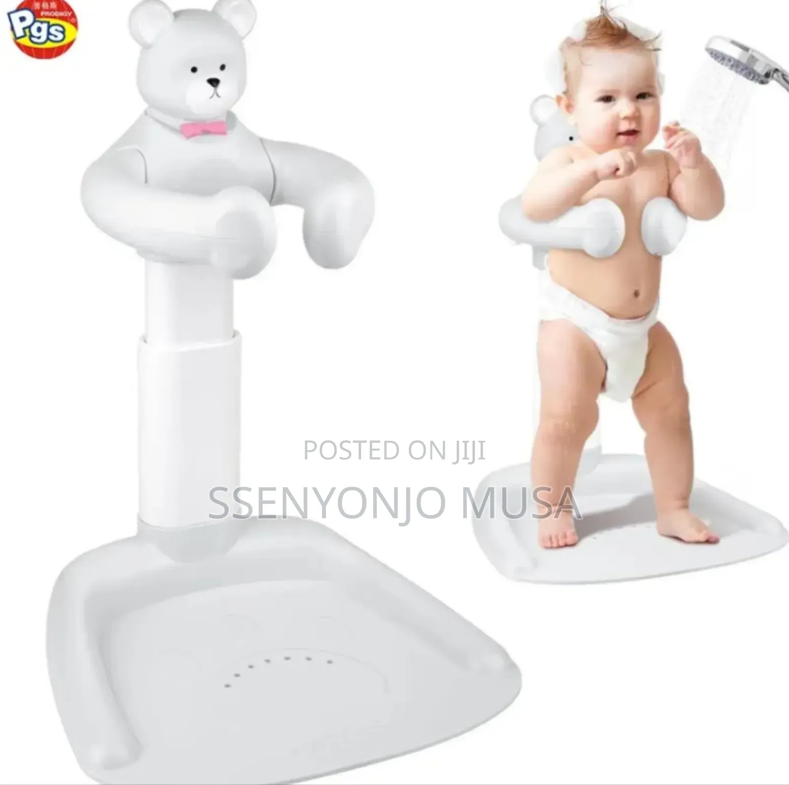 Baby Shower Standing Support Holder With Adjust Height Anti-Slip Base