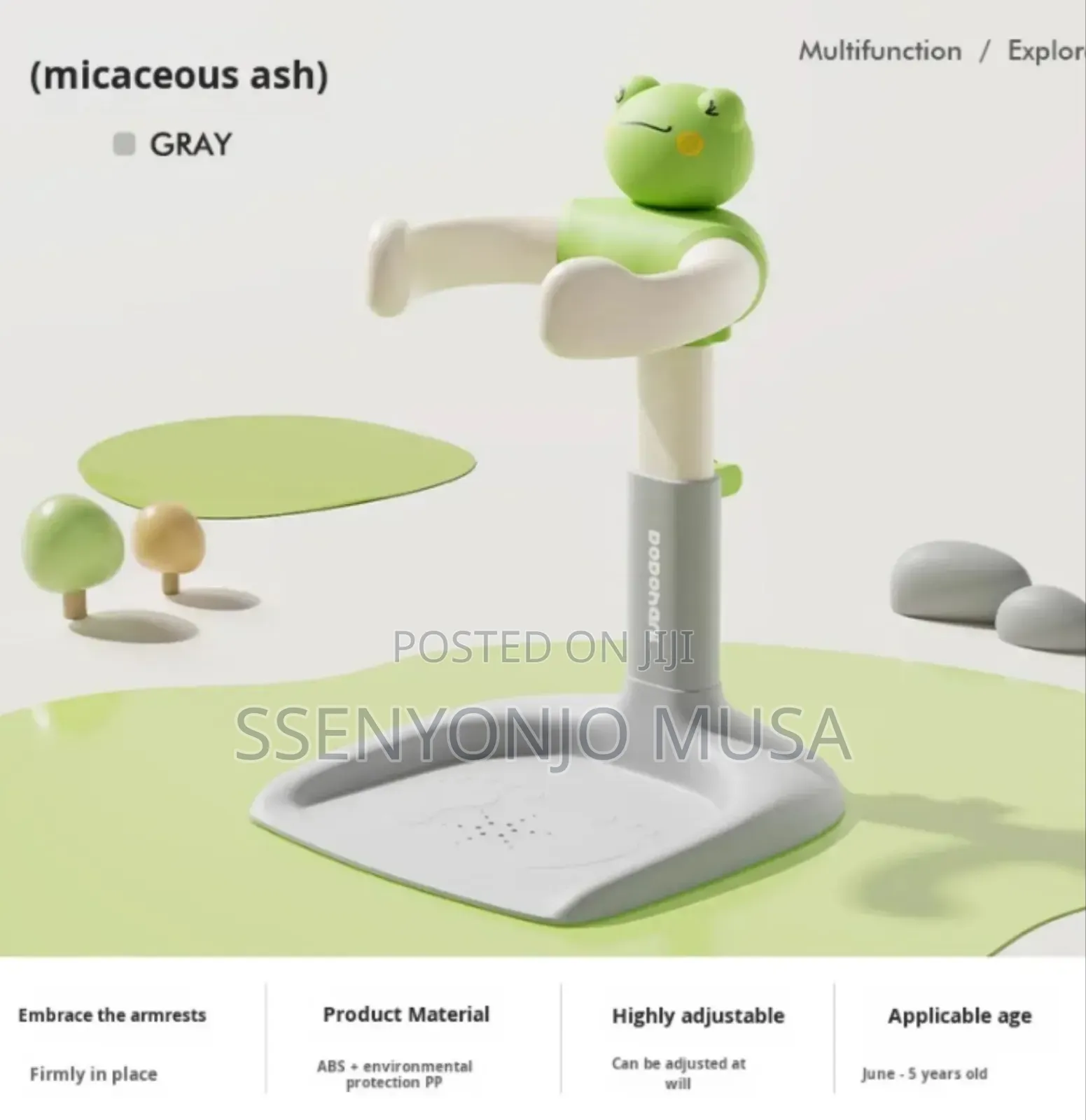 Baby Shower Standing Support Holder With Adjust Height Anti-Slip Base