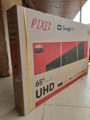 New 65" Pixel Uhd Google Smart Tv
