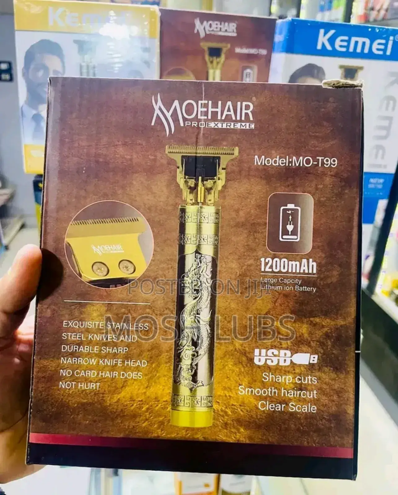 Moehair Rechargeable Professional Hair Trimmer -Mo-T99