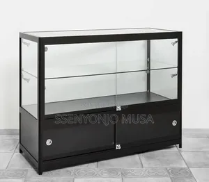 Counter Show Case 5x3ft 2-Layer Display Case With Lock and Safe