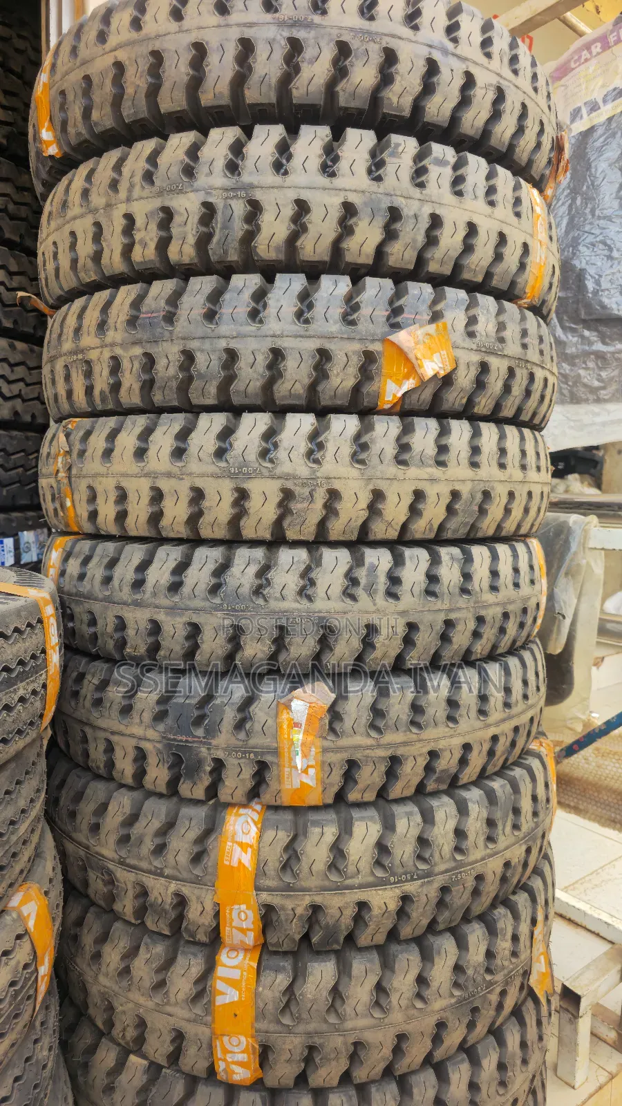 700r16 Kibooko Behind Tyre