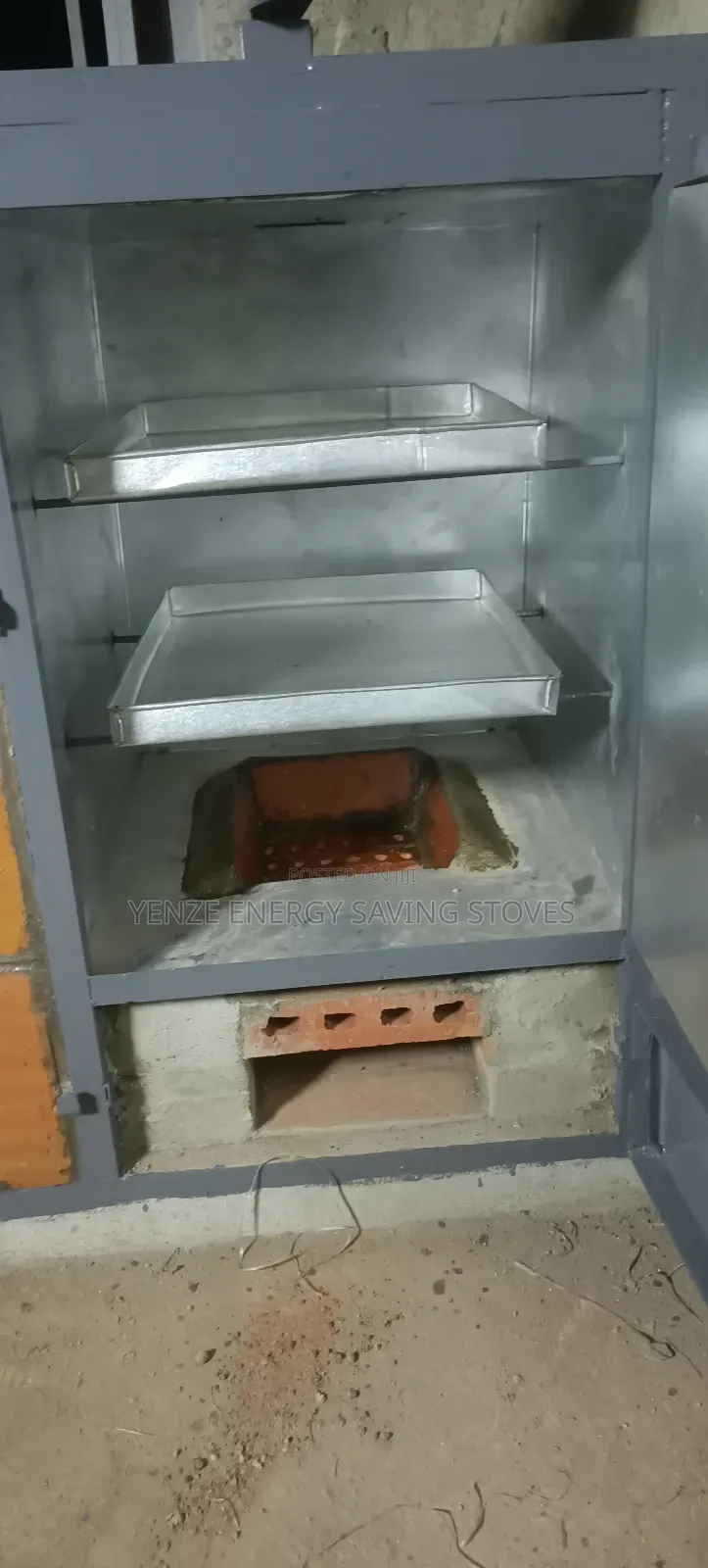 Two Slots Firewood and Oven Efficient Stove