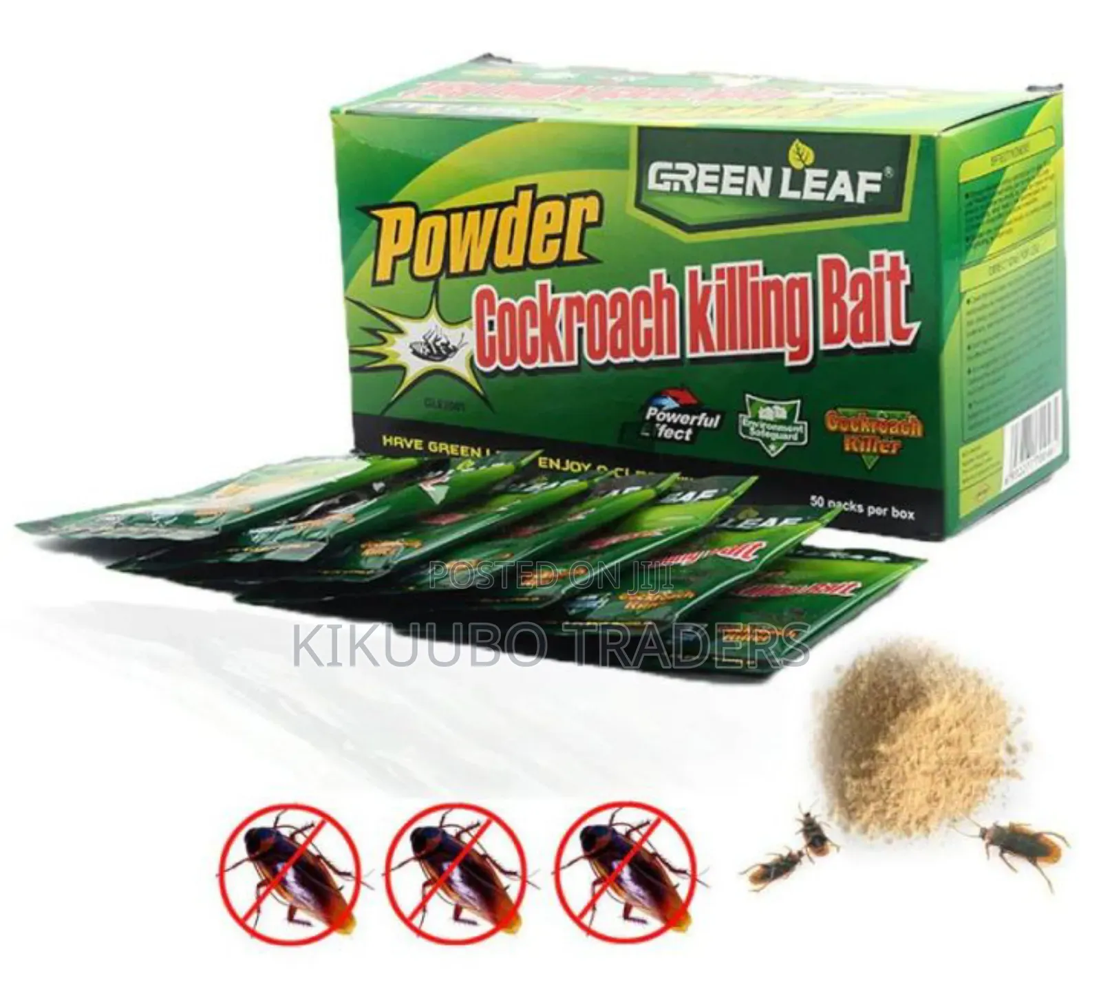 50pcs Cockroach Powder Bait