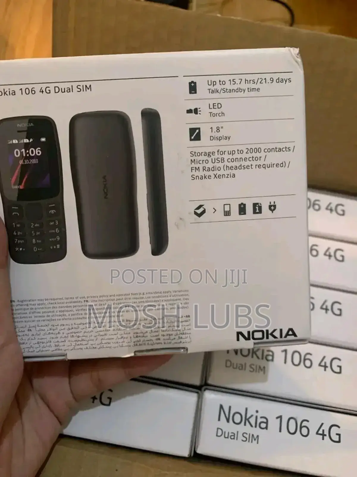 New Nokia 106 Black