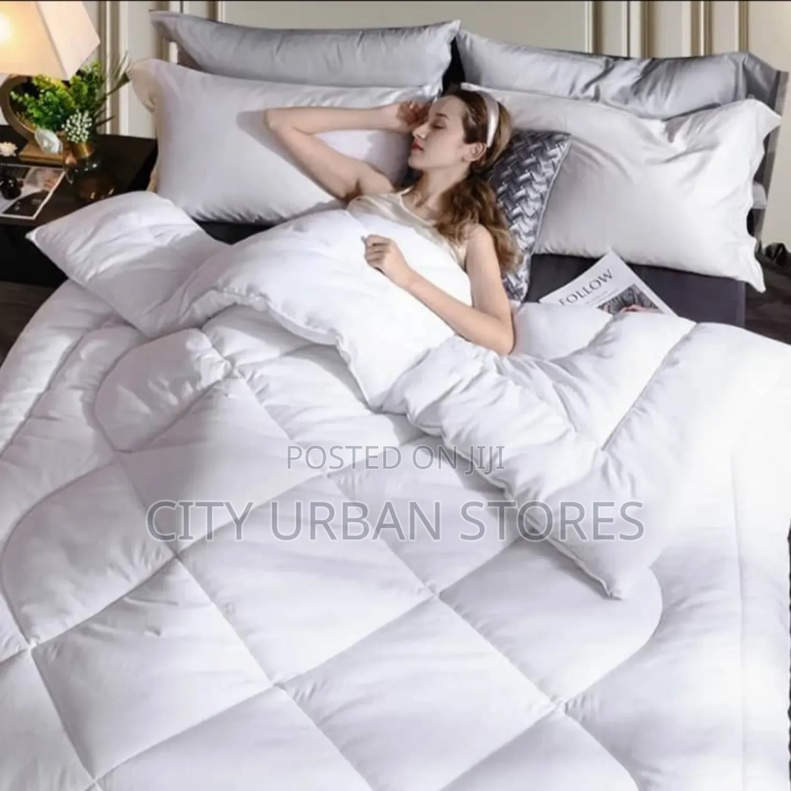Pure White 6x6 10pcs Duvets