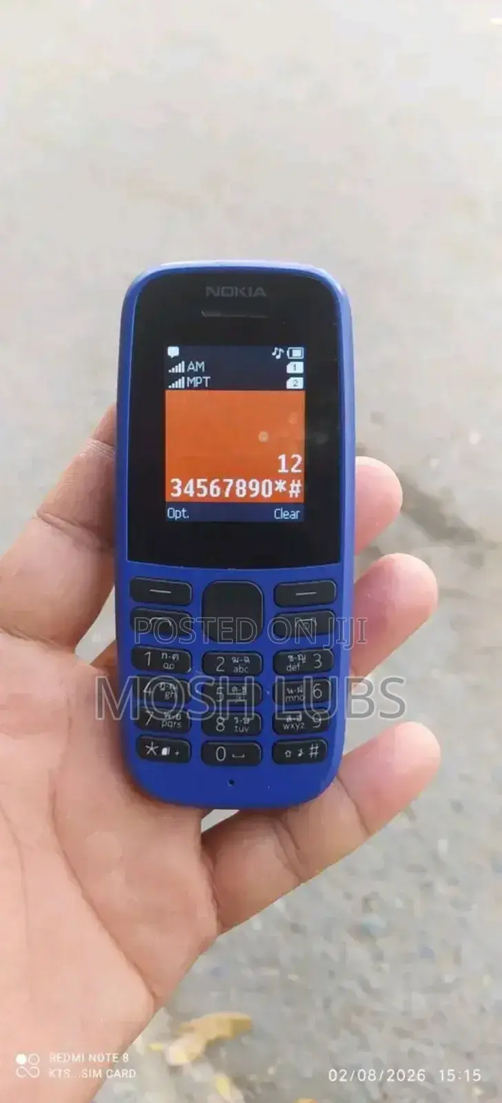 New Nokia 105 Blue