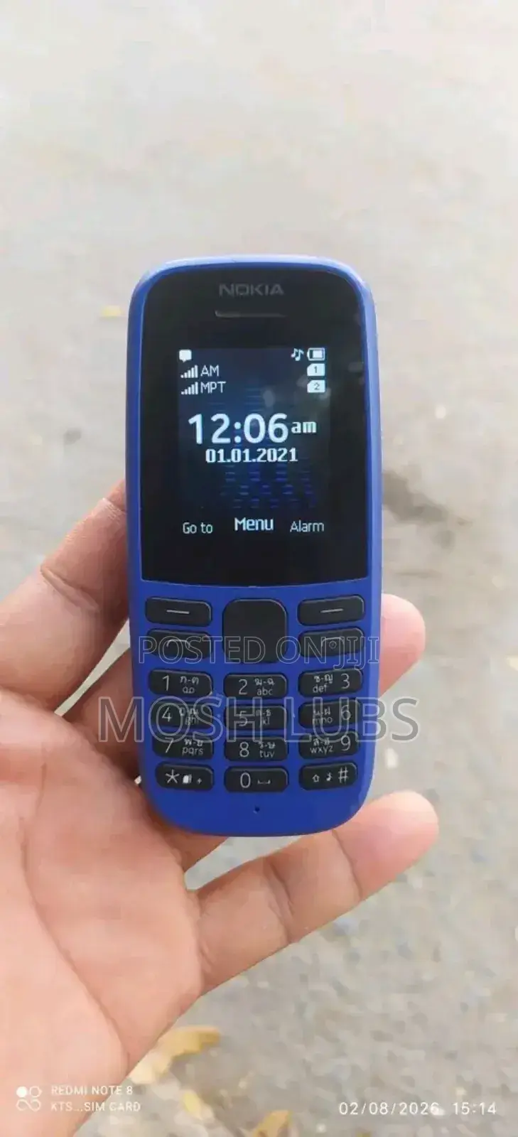 New Nokia 105 Blue