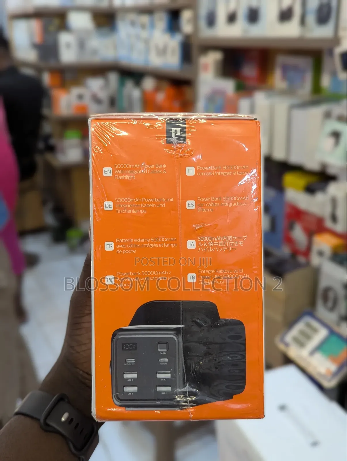 Porodo Lara 50000mah Powerbank With Integrated Cables