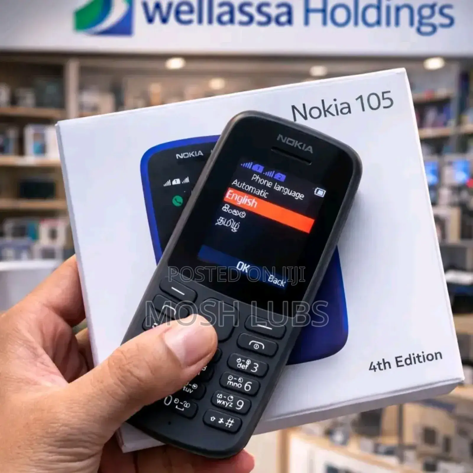 New Nokia 105 Black