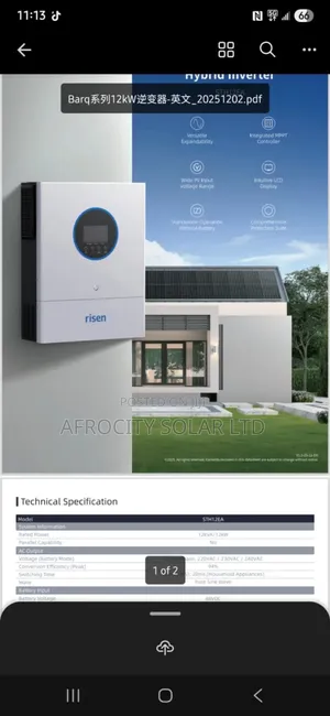 Hybrid Inverter 6kva/48v #Risen Brand