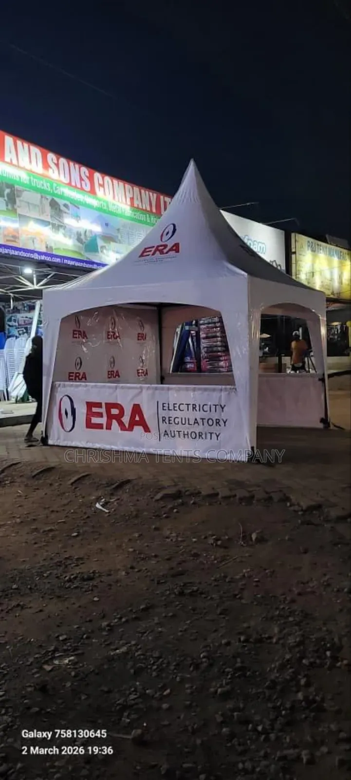 3mx3m Marketing Tent With Logo or Branding