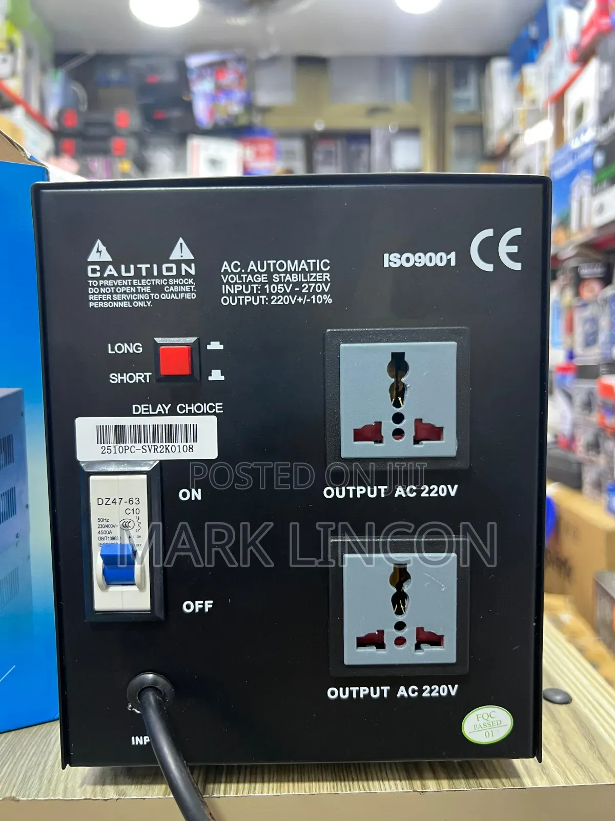 Automatic Voltage Stabilizer TTN PC- Tzm2000va