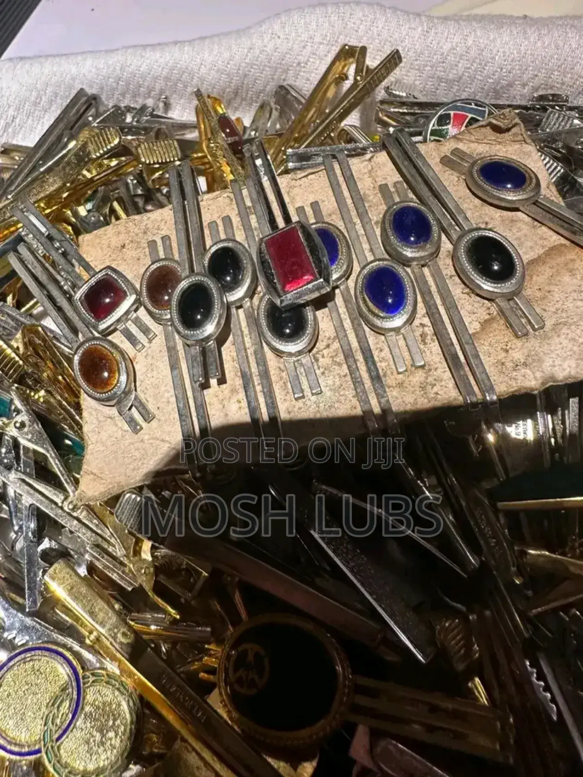 Gold Silver Tie Clips