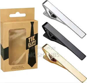 Gold Silver Tie Clips