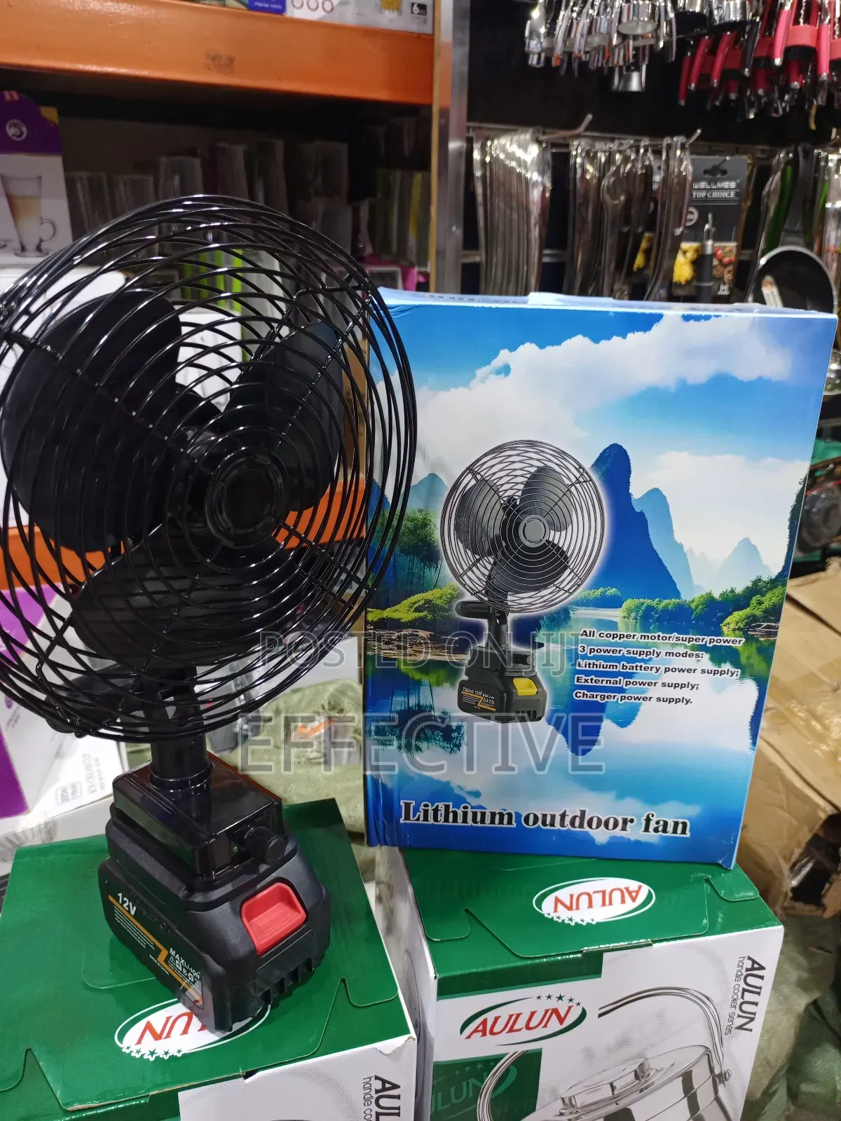 12v Lithium Outdoor Fan.