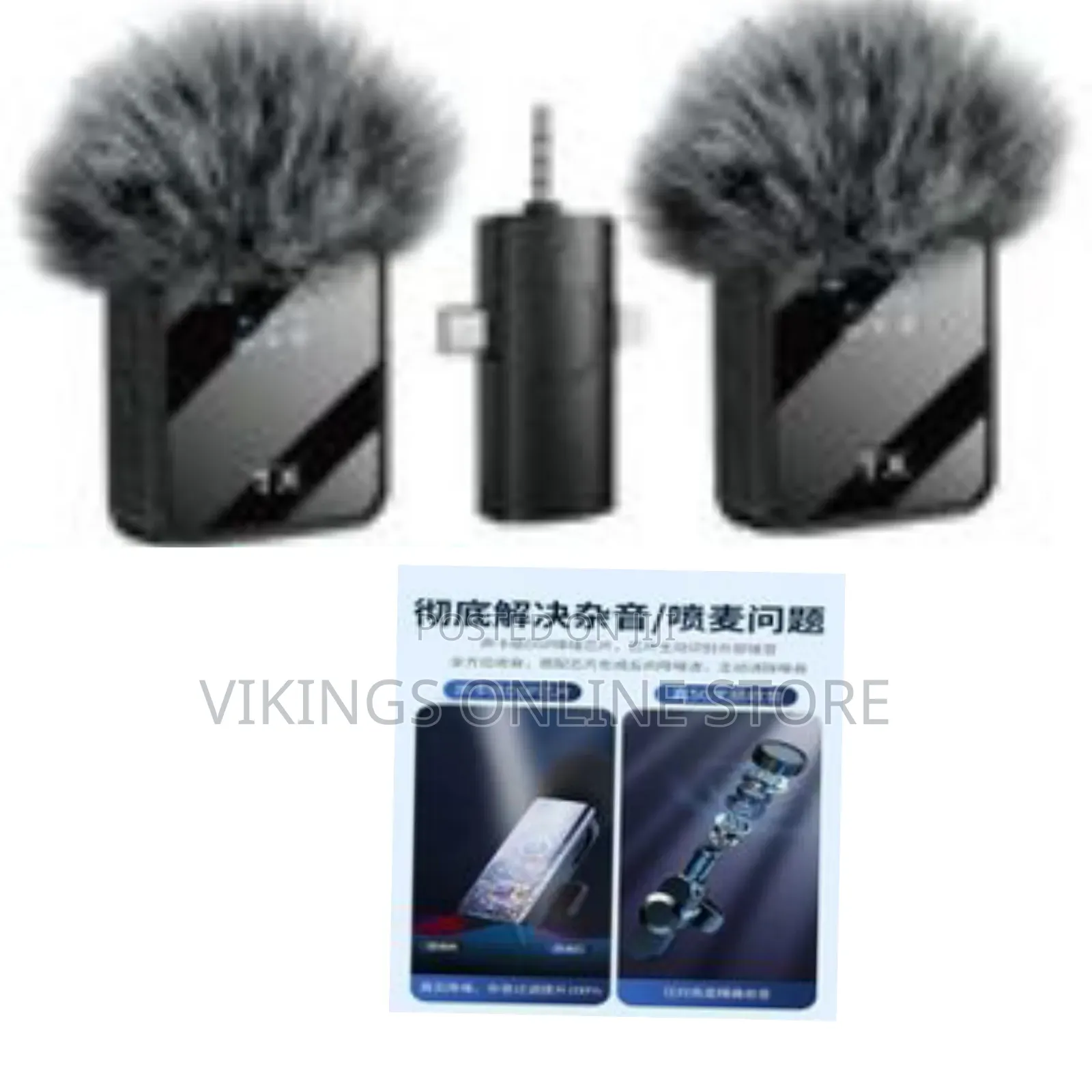 F11-2 3 in 1 Dedicated Wireless Collar Clip Microphone Radio