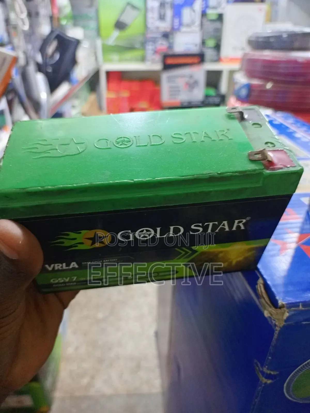 Gold Star Gsv7 Vrla Battery.
