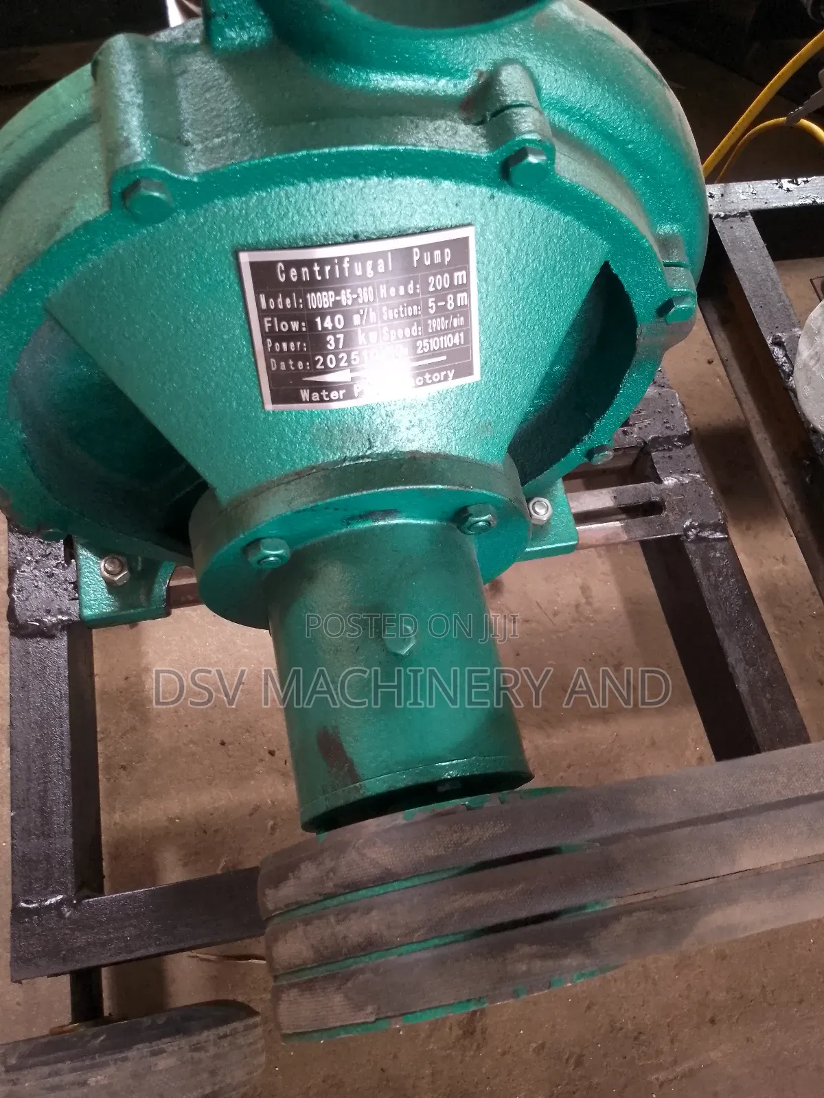 37kw 4" by 3" Centrifugal Water Pump With 42hp Diesel Engine