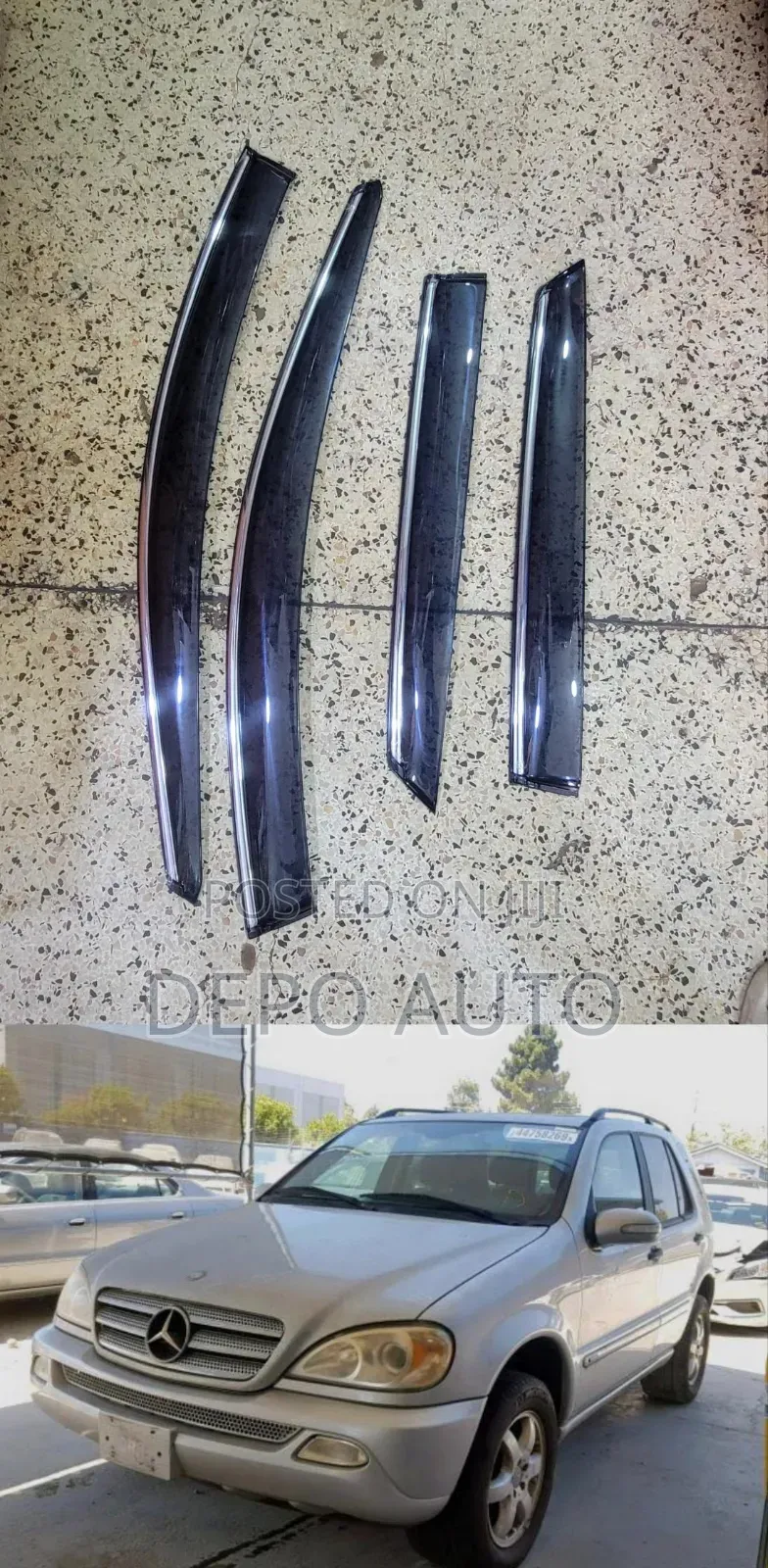Rain Guards Benz Ml 350