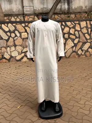 Long Sleeves Collar-Less Kanzus