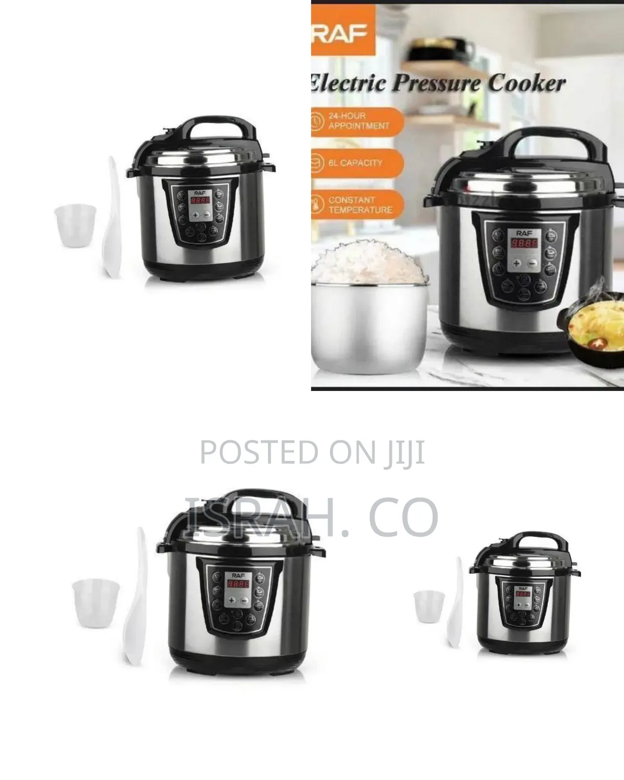 Raf Raf Electric Multi-Cooker / Pressure Cooker (6litres)