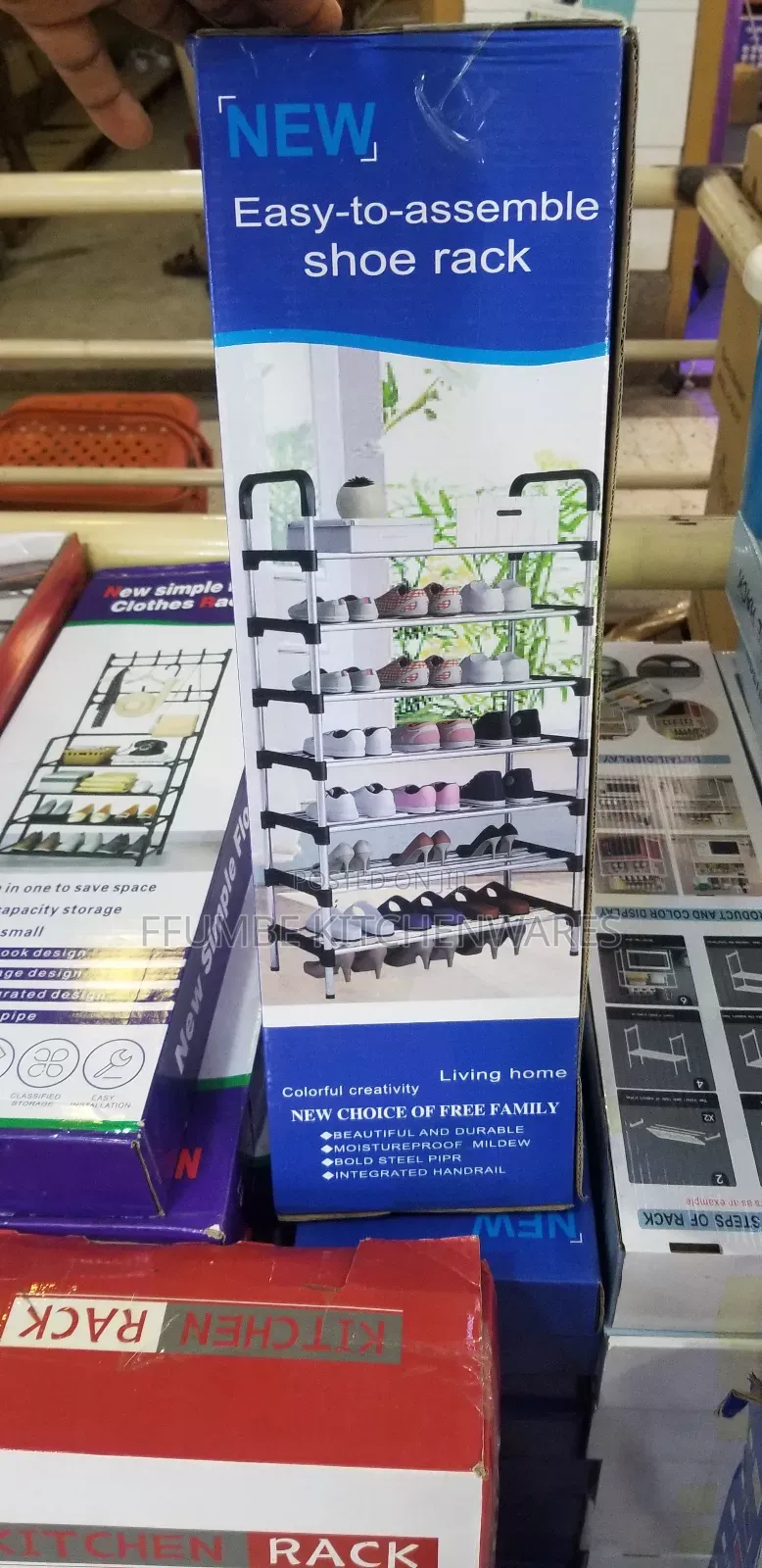 Shoe Racker 6-Tiers