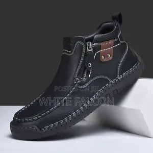 Trail Zip Boot-Black and Brown