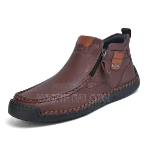 Trail Zip Boot-Black and Brown