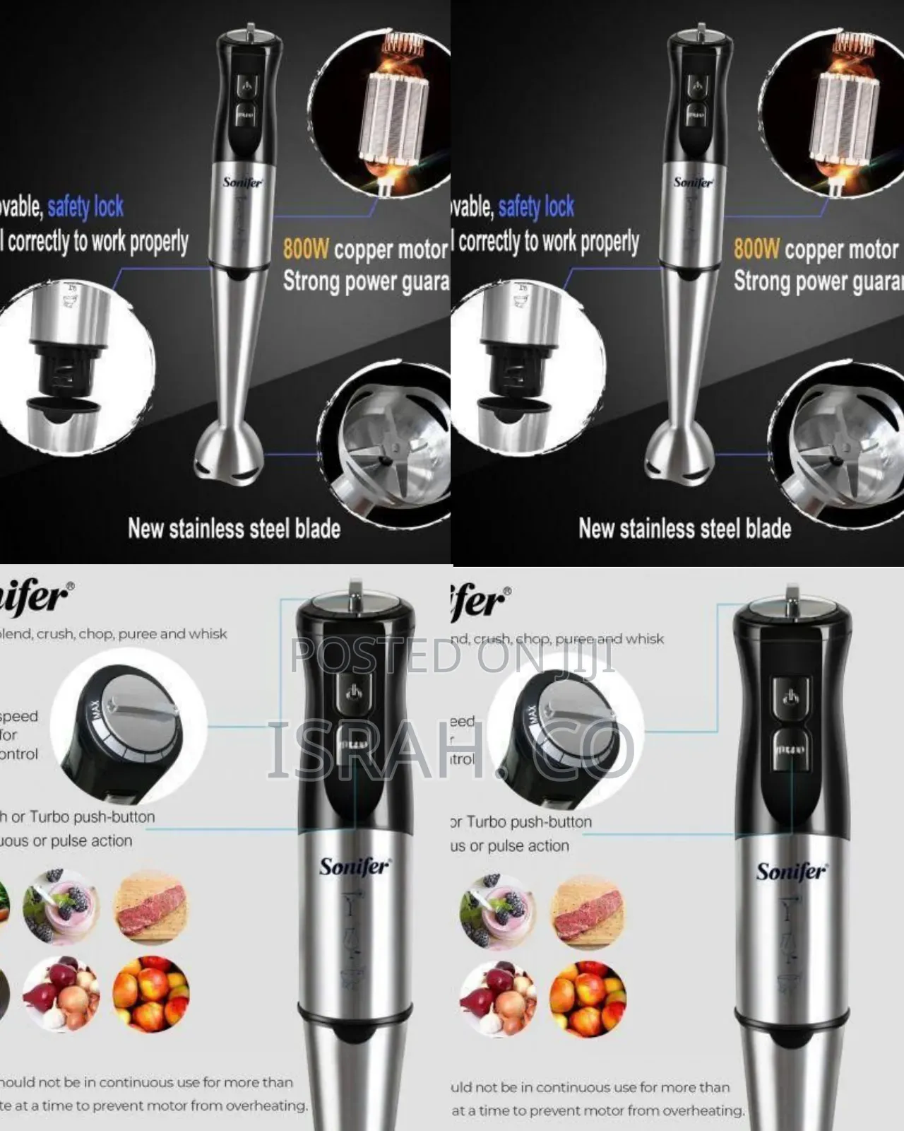 Sonifer Multi Food Processor Hand Blender