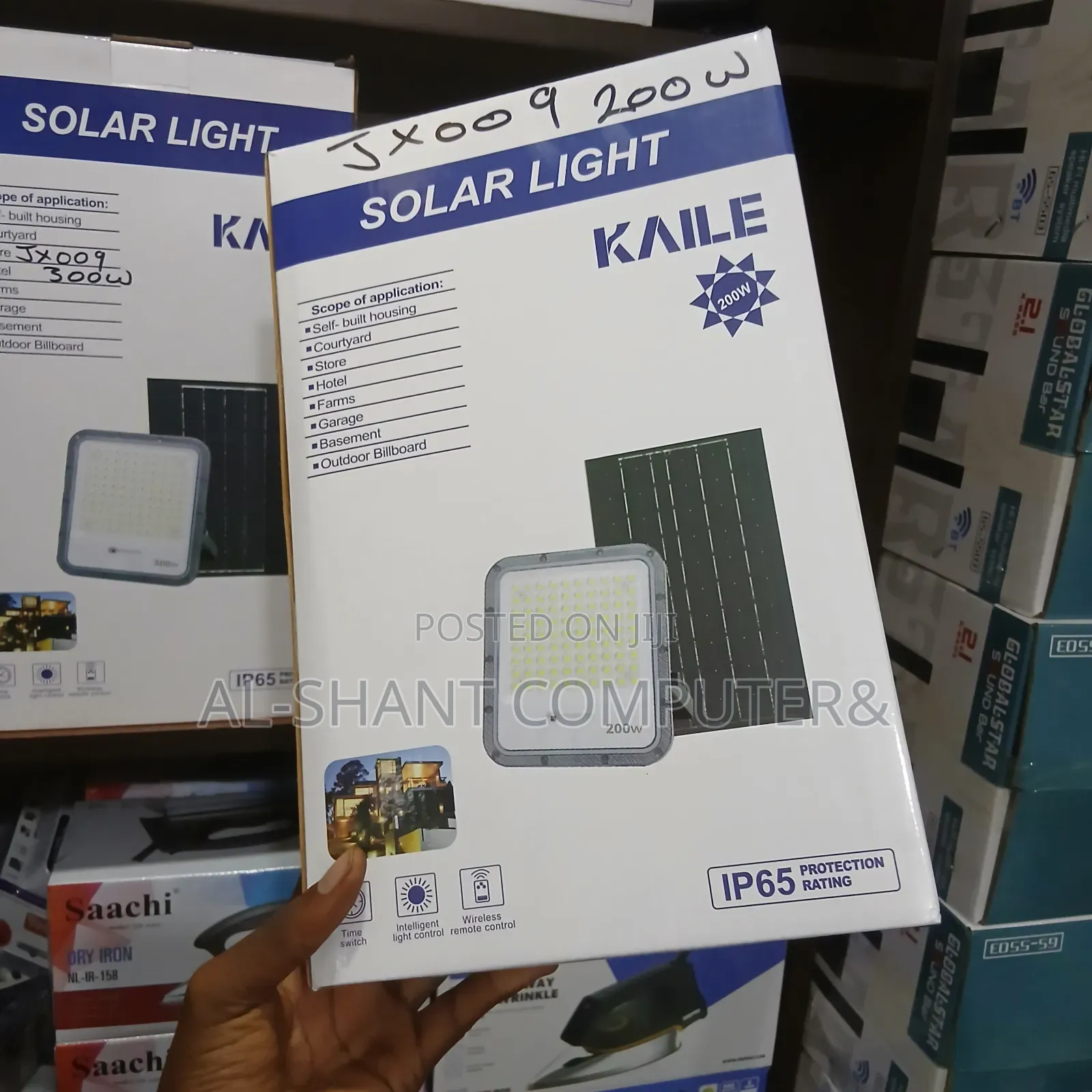 Kaile 200w Solar Light/Remote Control Security Light