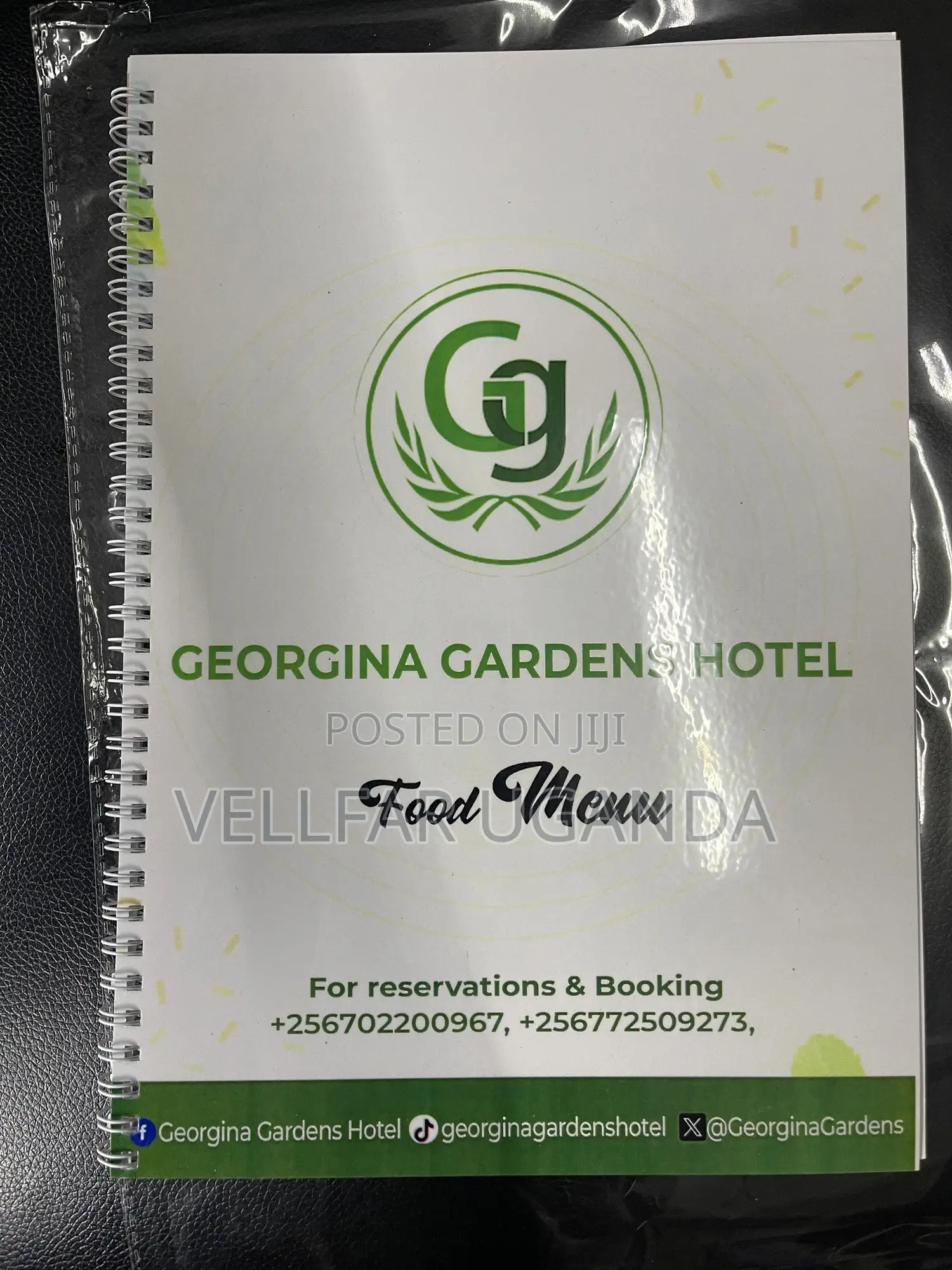Restaurant Booklet Menus