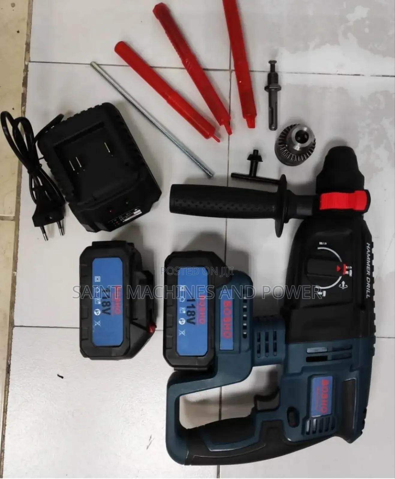 Cordless Harmer Drill 118v