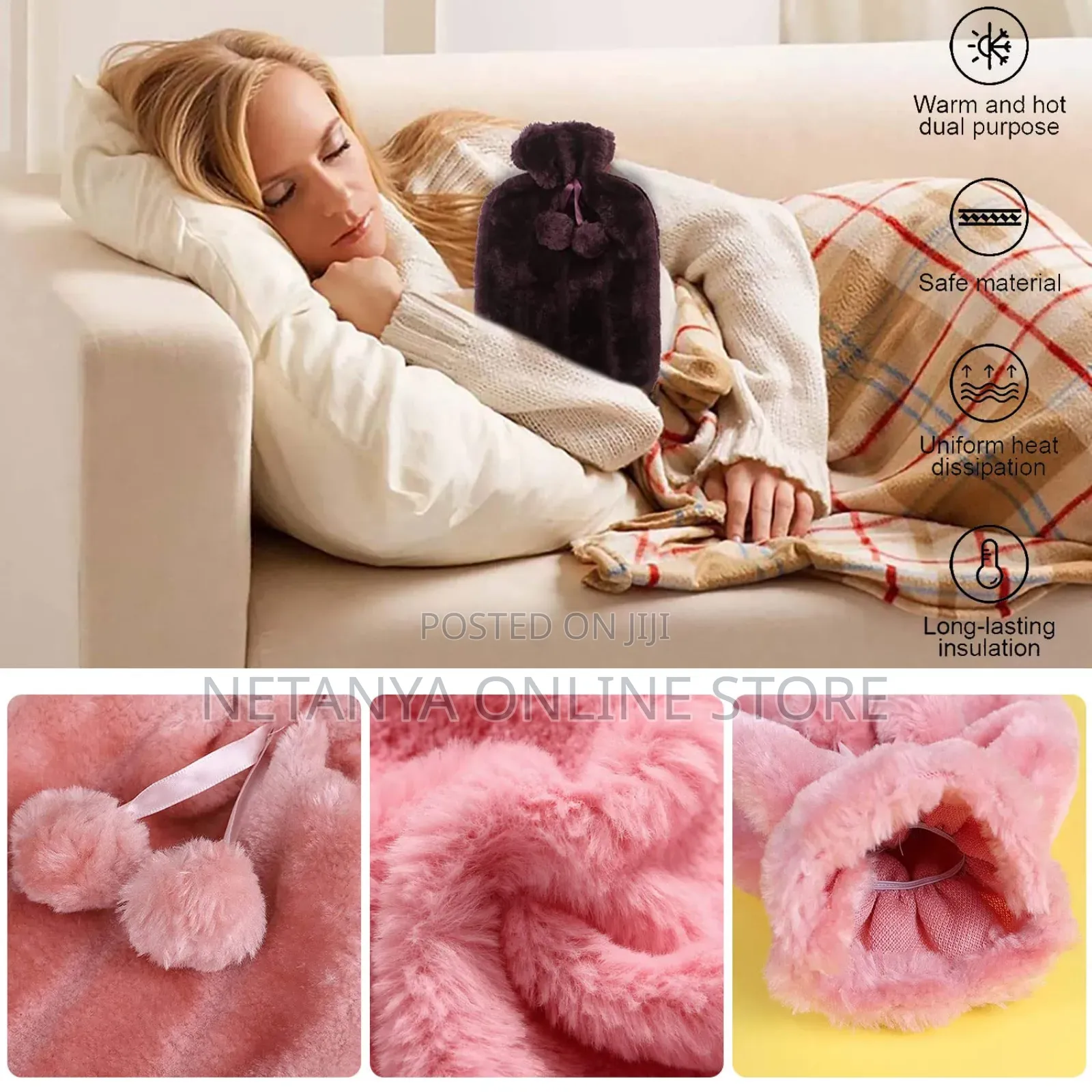 Hot Water Bottle With Cover